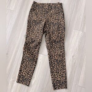 Time and Tru High Waist Animal Print Leggings Size 10